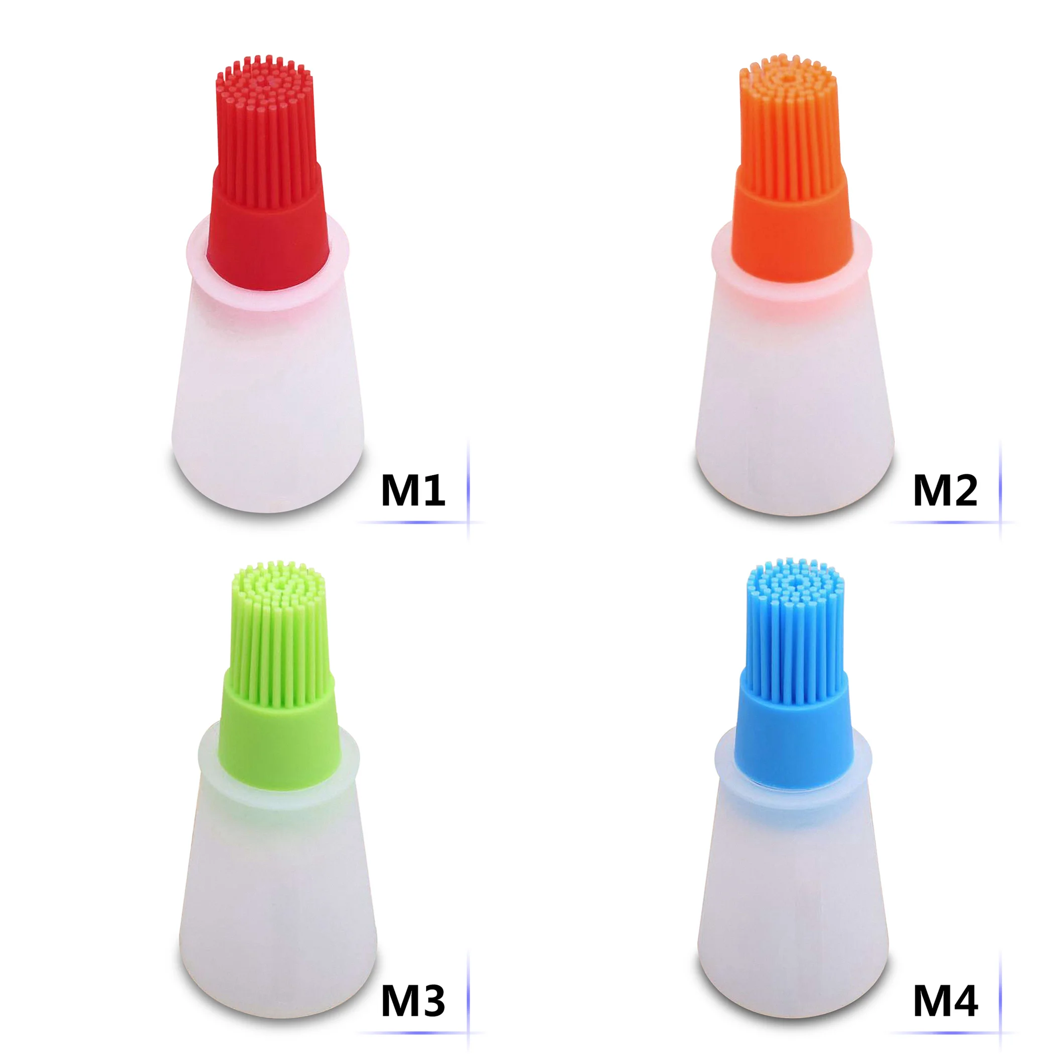 Kinds Silicone Pastry Brush Basting Baking Cake Tool Utensil w/ 75ml Oil Bottle