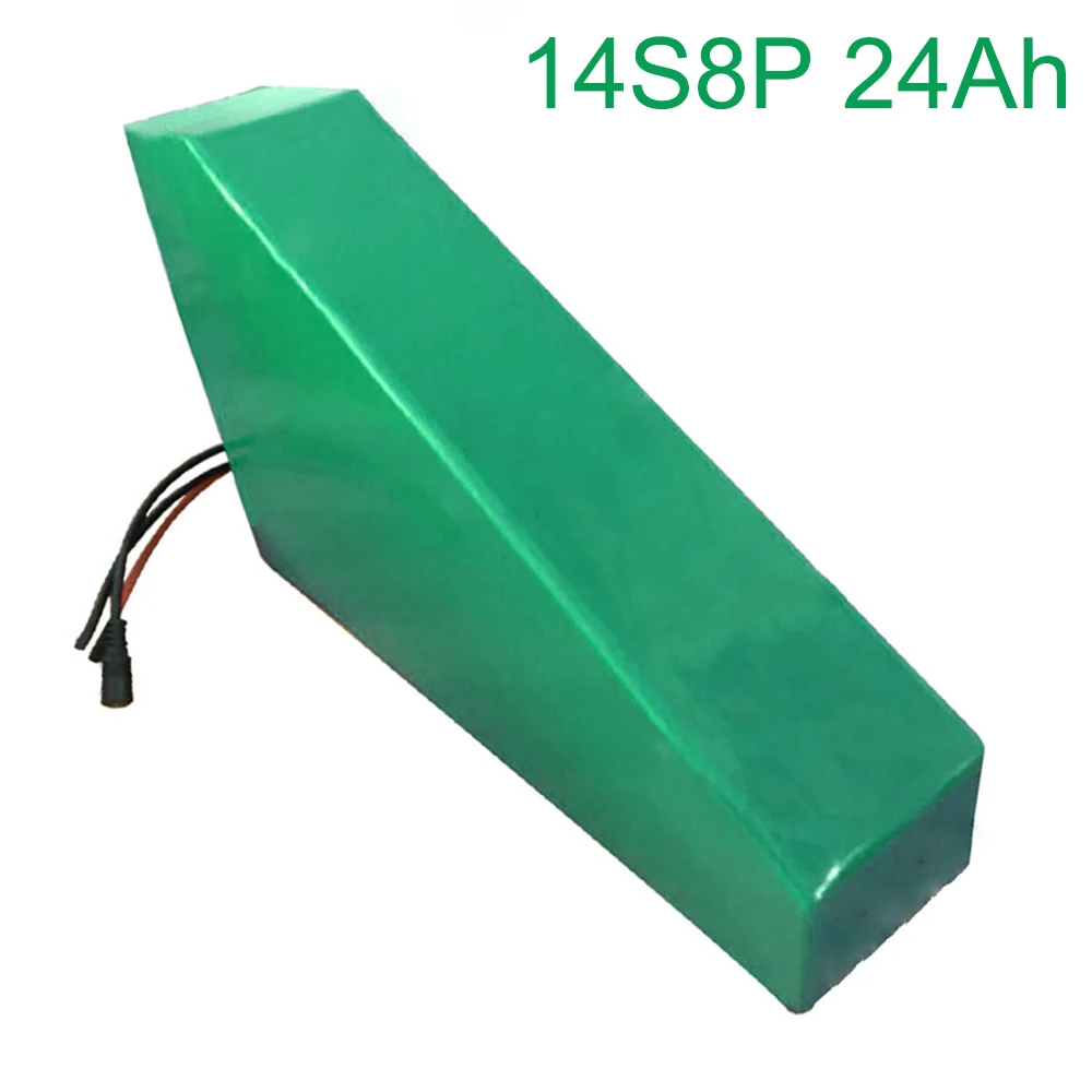 

52V 24Ah 14S8P 18650 Li-ion Battery Pack E-Bike Ebike electric bicycle 330*310*200*70*70*45mm