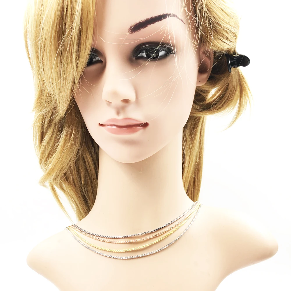 Venezia-Kettenhalskette, 2022 brandneuer Strang, Modeschmuck, Europa-Stil, Silber, Bijoux, Geschenk für Männer und Frauen – Detail 5