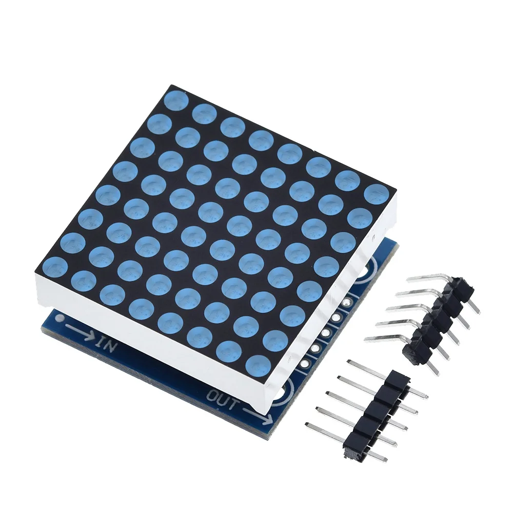 TZT MAX7219 dot matrix module microcontroller module display module finished goods , Can be together for arduino programming