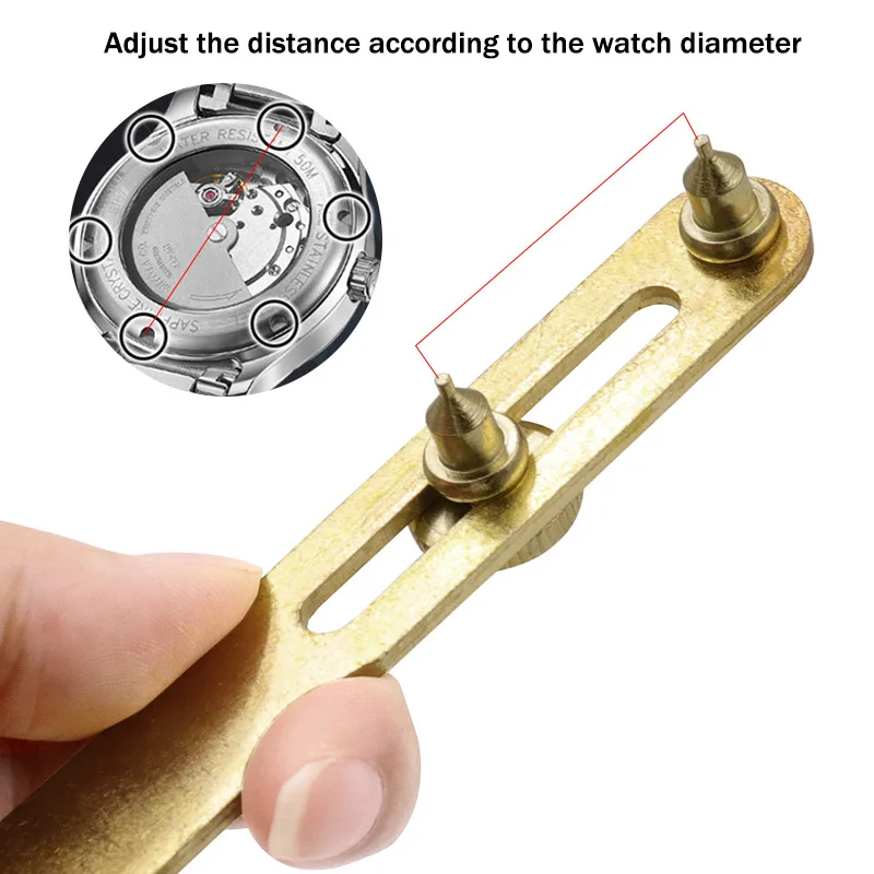 Two-foot watch cover back cover bottle opener watch key handle cover opener wrench repair tool watch accessories