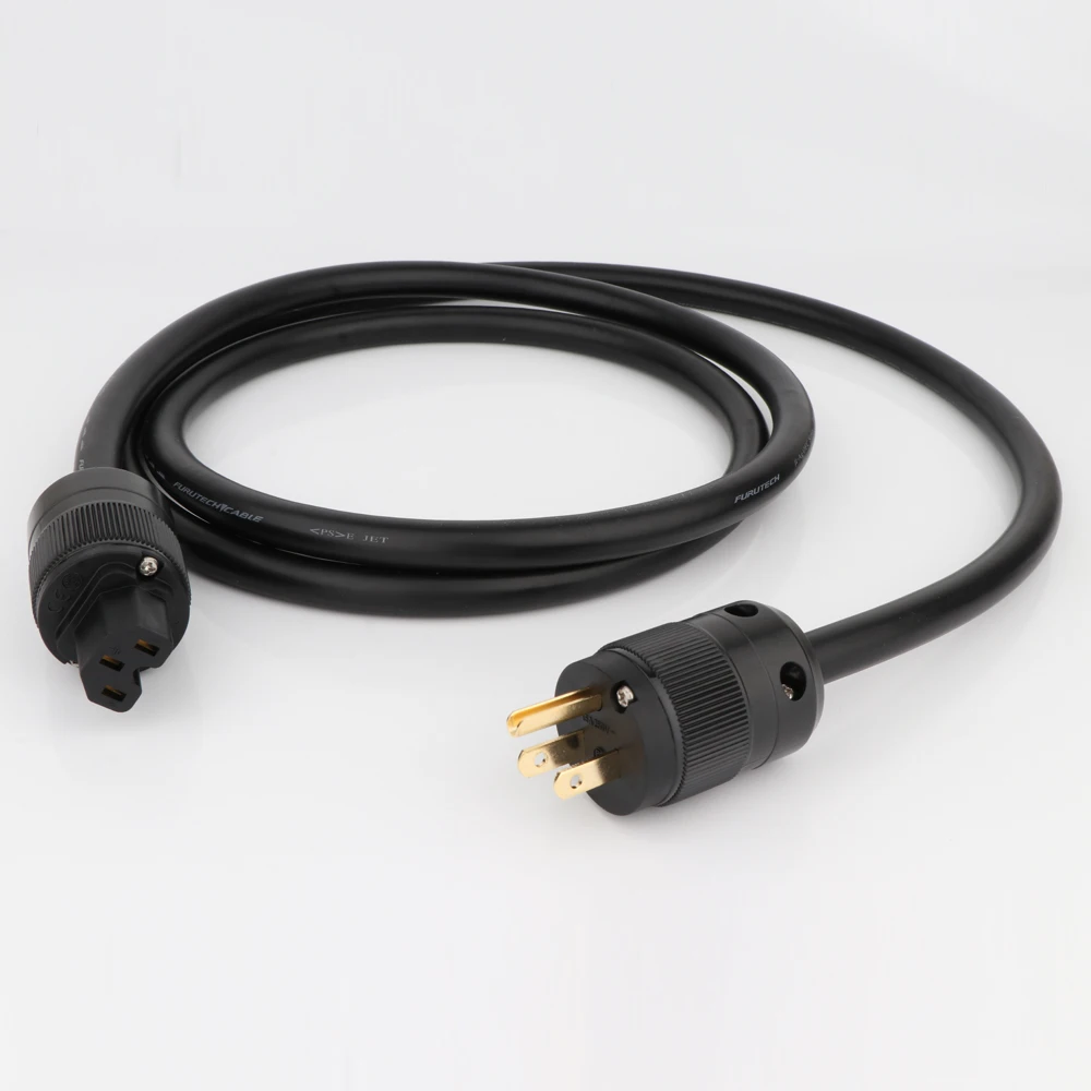 

FP-314Ag OFC US Power Cord power cable HIFI AC Mains Power Cable with Gold Plated P078 Power Plug Power Iine