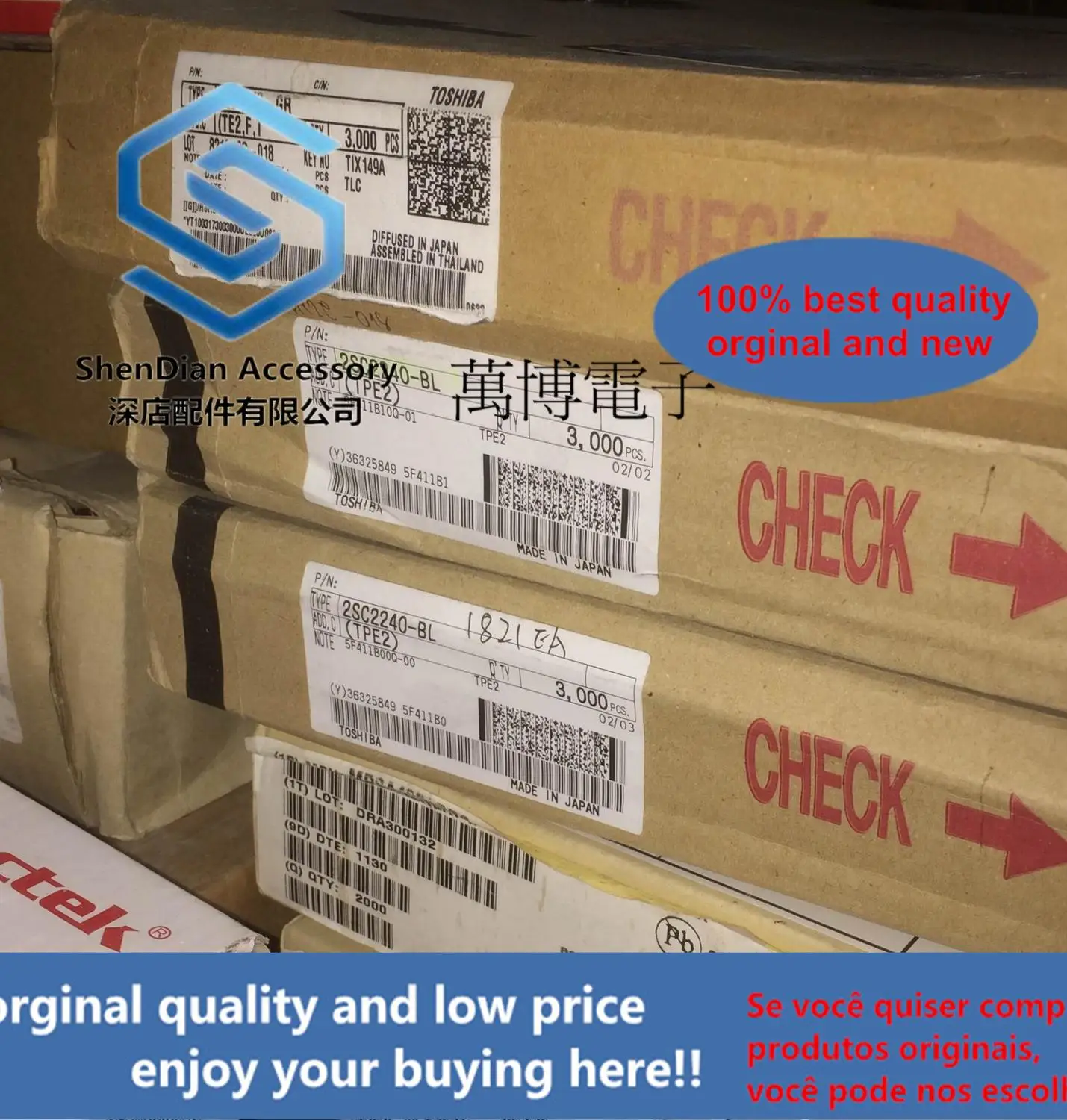 3pairs only orginal new 2SA970 2SC2240 A970 C2240 GR file Taping