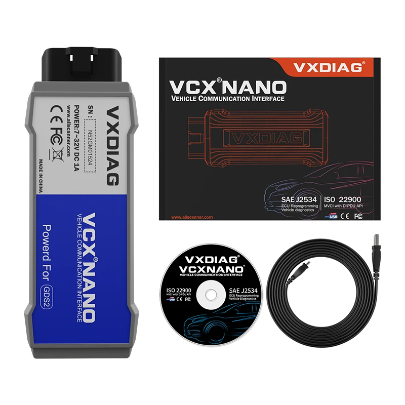 100% Original VXDIAG VCX NANO for GM/OPEL GDS2 Diagnostic Tool Same MDI WIFI Scanner GDS2 Tech2 win