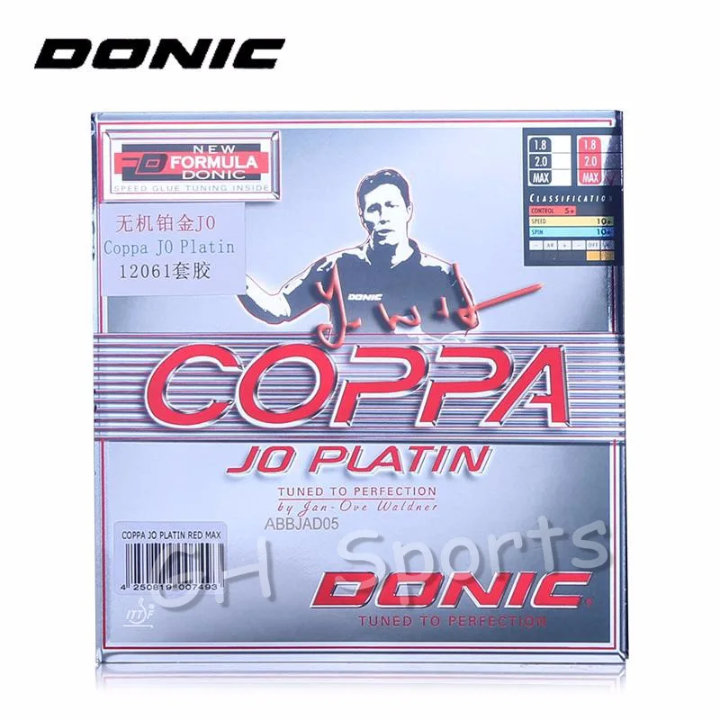 

Donic Original COPPA JO Platin Table Tennis Rubber Pimples In Ping Pong Sponge