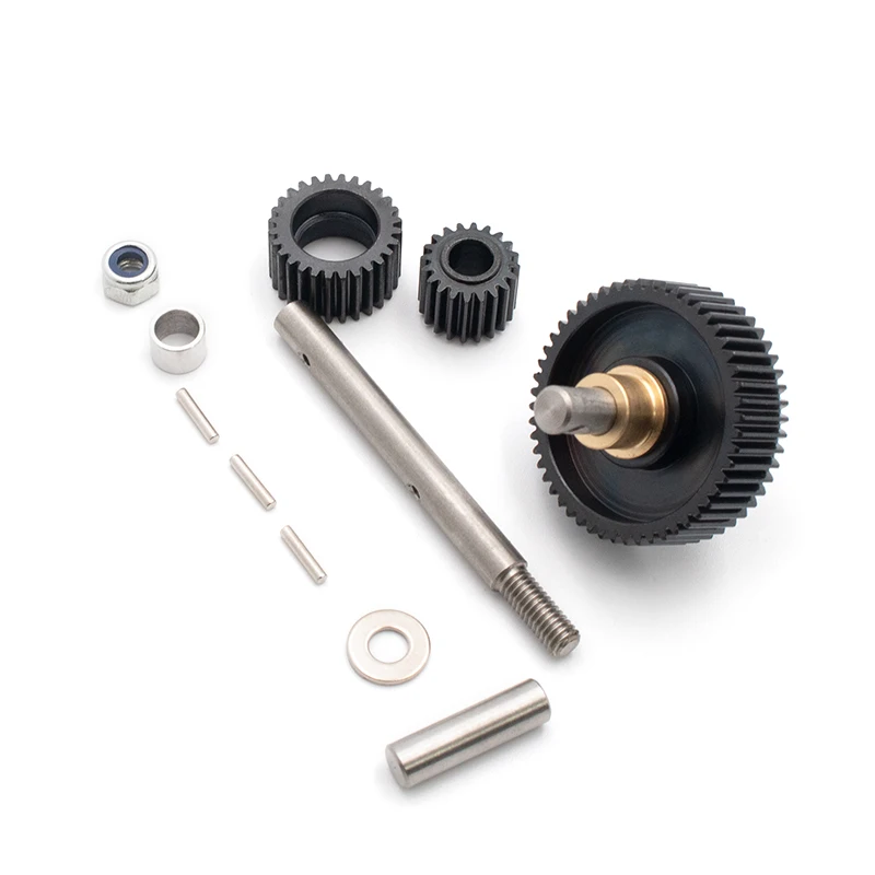 KYX Racing Hardened Steel Transmission Gear Set Upgrades Parts Accessories for RC Crawler Car Axial SCX10 90044 90035