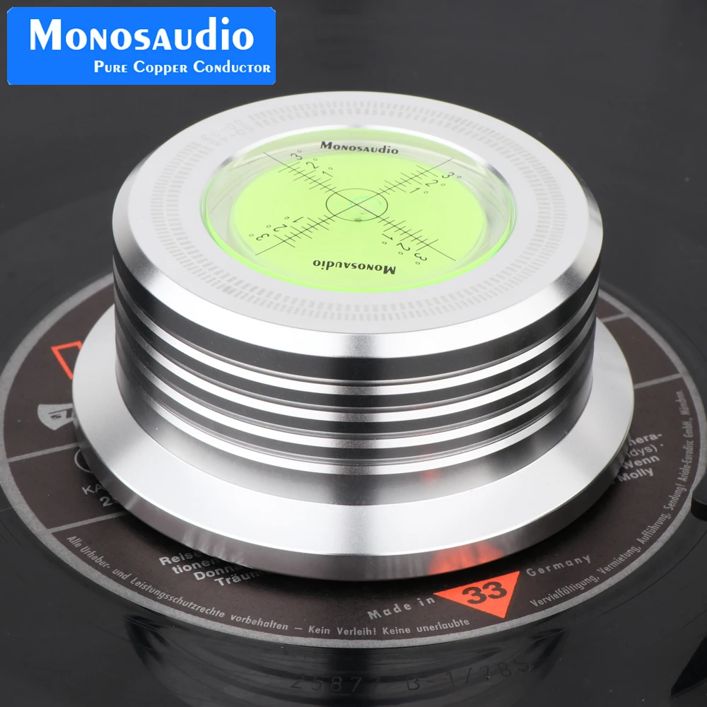 Дисковый стабилизатор Monosaudio HiFi RT528S 50 Гц, серебристый, 280 г