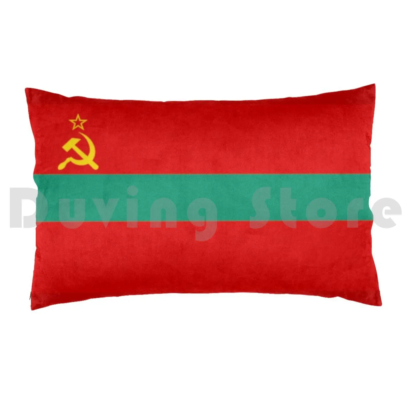 Copy Of Flag Of Transnitria , UssrPillow case Ussr Communism Transnitire