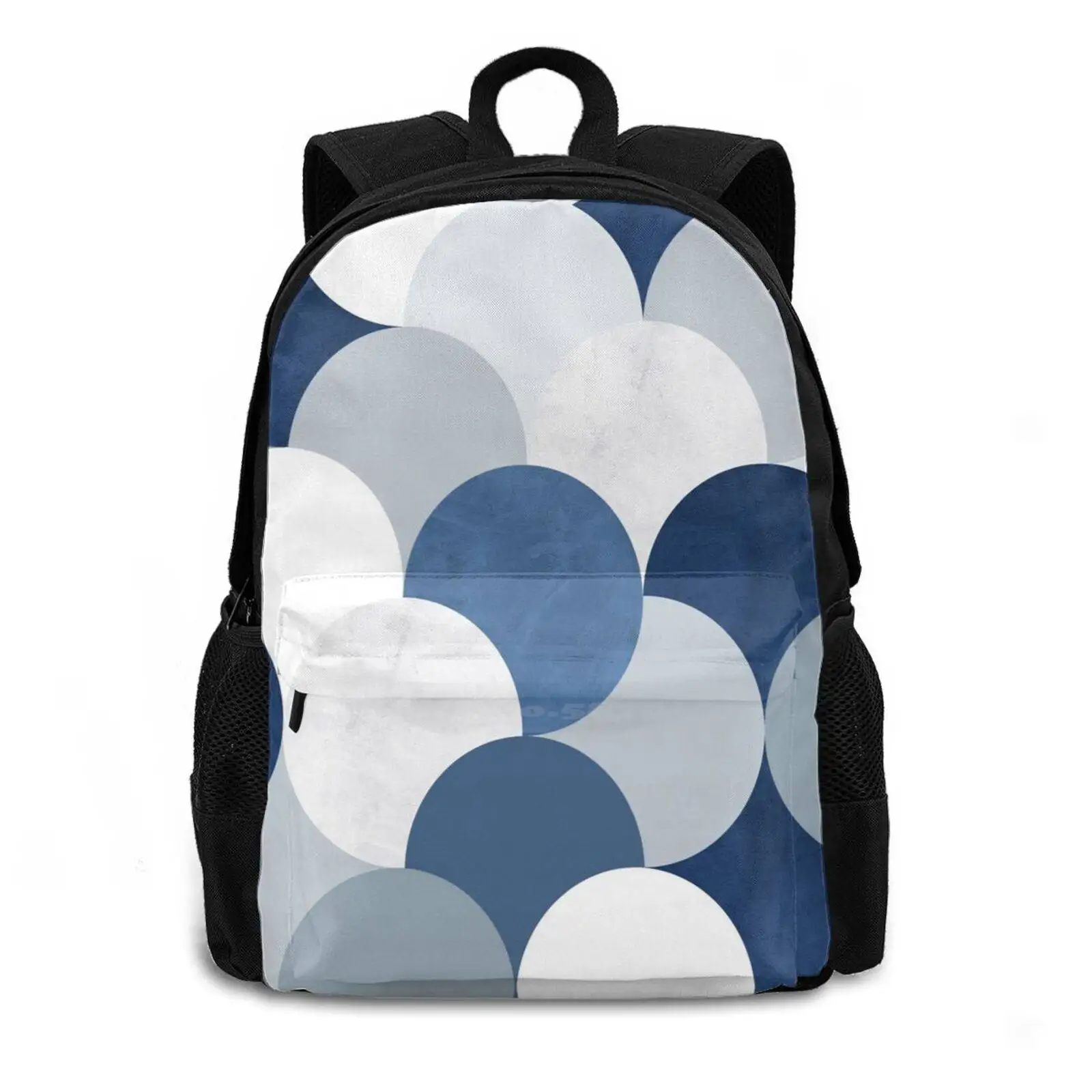 Modern Art Design Hot Sale Schoolbag Backpack Fashion Bags Cirle Modern Abstract Marble Concrete Minimalhome Decorhome