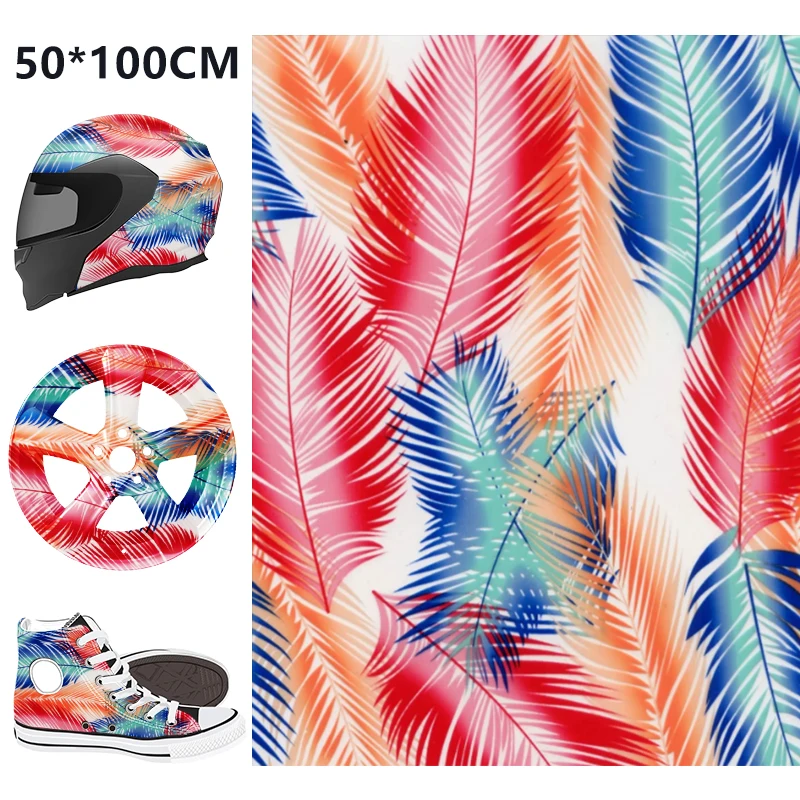 PVA Hydrographic Film Water Transfer Printing Film Hydro Trim 50x100cm