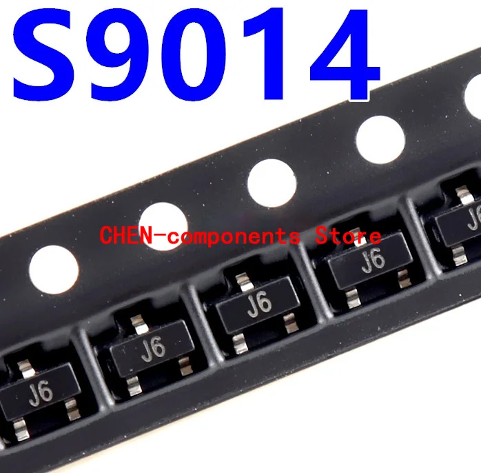 100 pezzi ss9014 J6 SMD triodo SOT-23