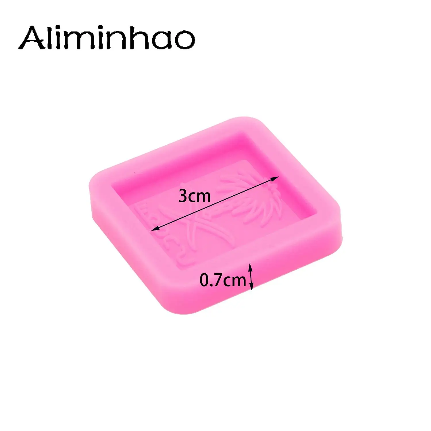 DY1225 3cm Square Mould, Silicone Mould Make Crafts Fondant Chocolate Cake Decorating Tools for Saudi Arabia Ramadan Festival