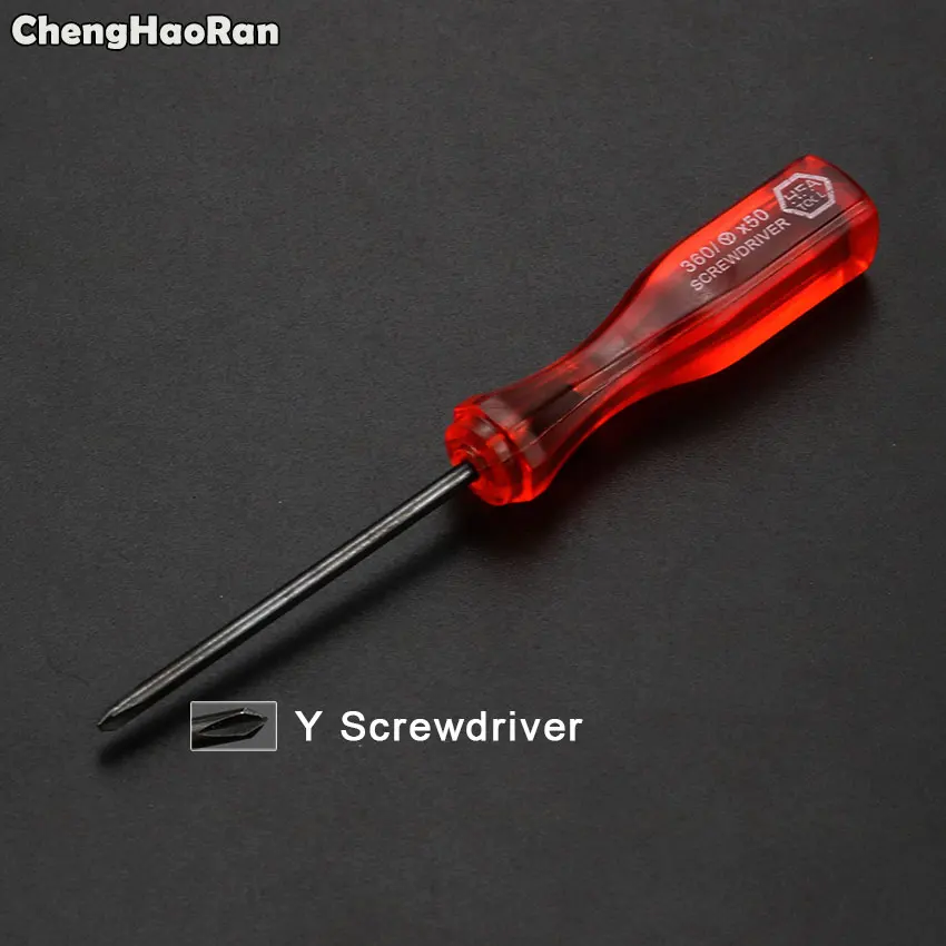 ChengHaoRan Tri Wing Phillips Screwdriver Y Screw drive for NDS NDSL for Gameboy GBA SP WII for Cartridge