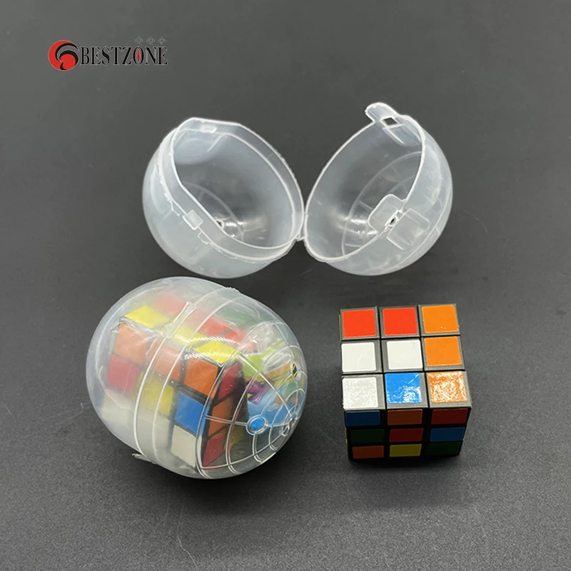 20/50Pcs Novelty Funny Relaxing Cube Surprise Egg Capsule Toys Ball Model Puppets Kids Toys for Children Gifts Vending Machine