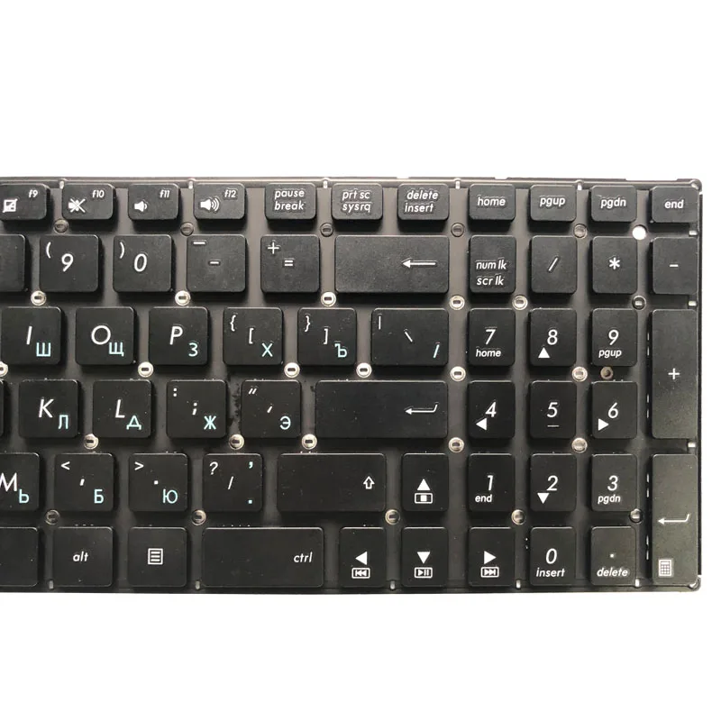 Teclado de ordenador portátil ruso para ASUS R506L, R506LD, R506LN, R51L, R51LD, R51LN, VM510LN, VM510LP, R556L, R556LA, R556LD, R556LJ, W519LD, RU