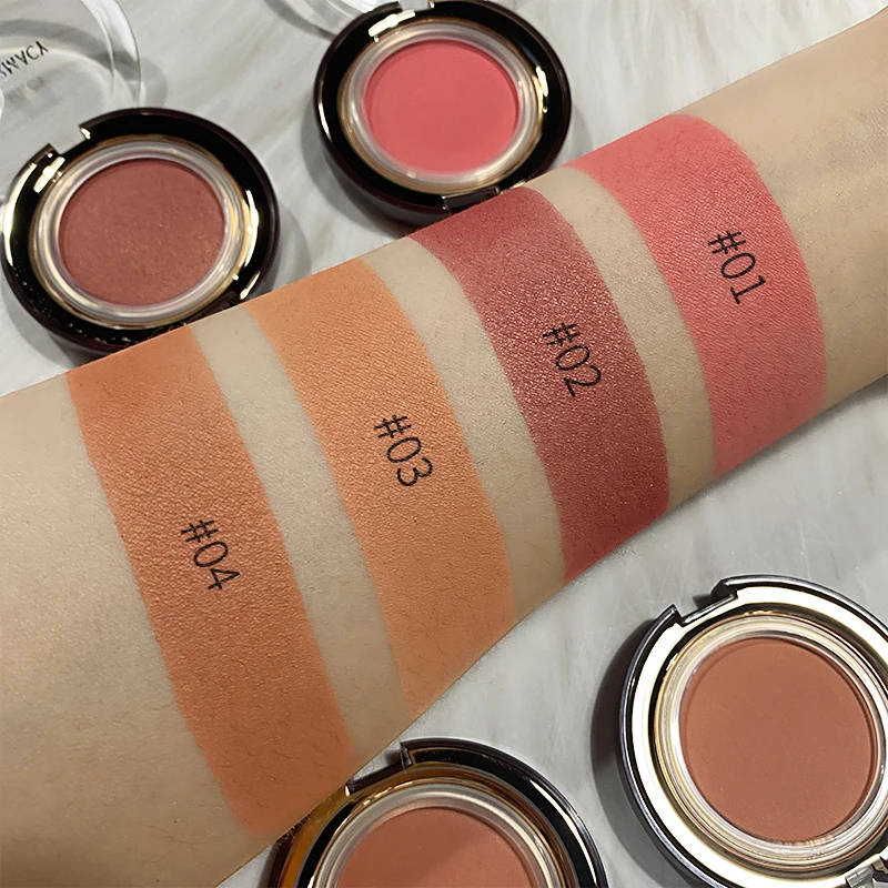 CHARMACY Peach Hohe Qualität Professionelle Gesicht Power Koreanische Nude Make-Up Erröten Monochrome Pallete Rouge Matte Kosmetik Frauen