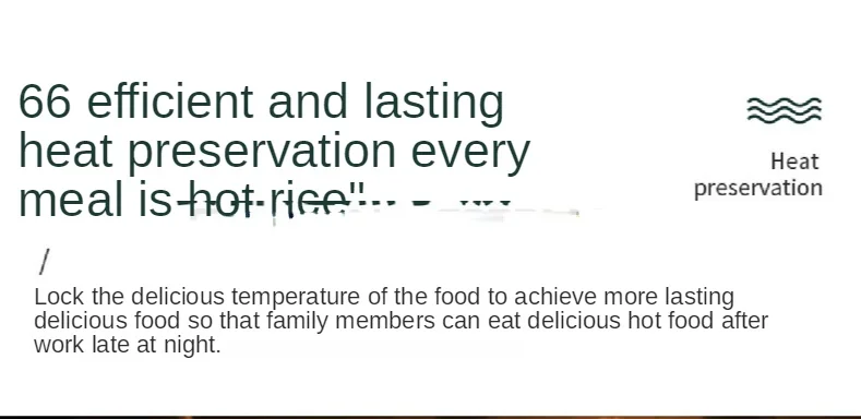 غطاء عزل التدفئة للوجبات الغذائية الذكية الذكية التدفئة الكهربائية غطاء عازل للطعام متعدد الوظائف غطاء طازج للطعام