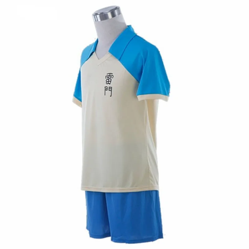 New Inazuma Eleven Rachel Naomi Cosplay Costume Blue Ramen School Summer Football Boys\' Trikot