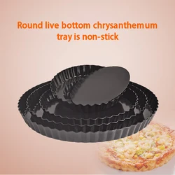 10cm Mini Pie Muffin Cupcake Pans Non-Stick Tart Quiche Flan Pan Molds Pie Pizza Cake Mold Removable Loose Bottom Round Bakeware