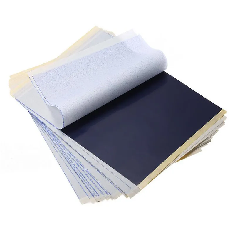 25Pcs/Lot 4 Layer Carbon Thermal Stencil Tattoo Transfer Paper Copy Paper Professional Tattoo Supply Accessories