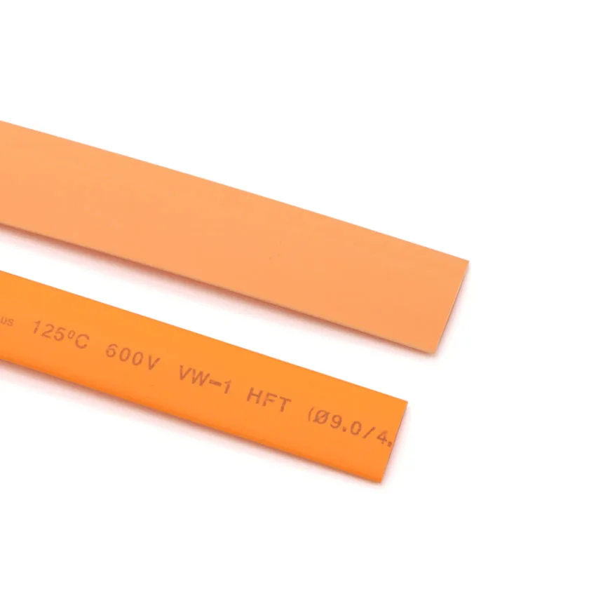 1M 5M 10M Orange Heat Shrink 2:1 Electric Cable Sleeving Insulation φ1mm to φ50mm Tubing φ16mm φ20mm φ30mm φ40mm φ50mm