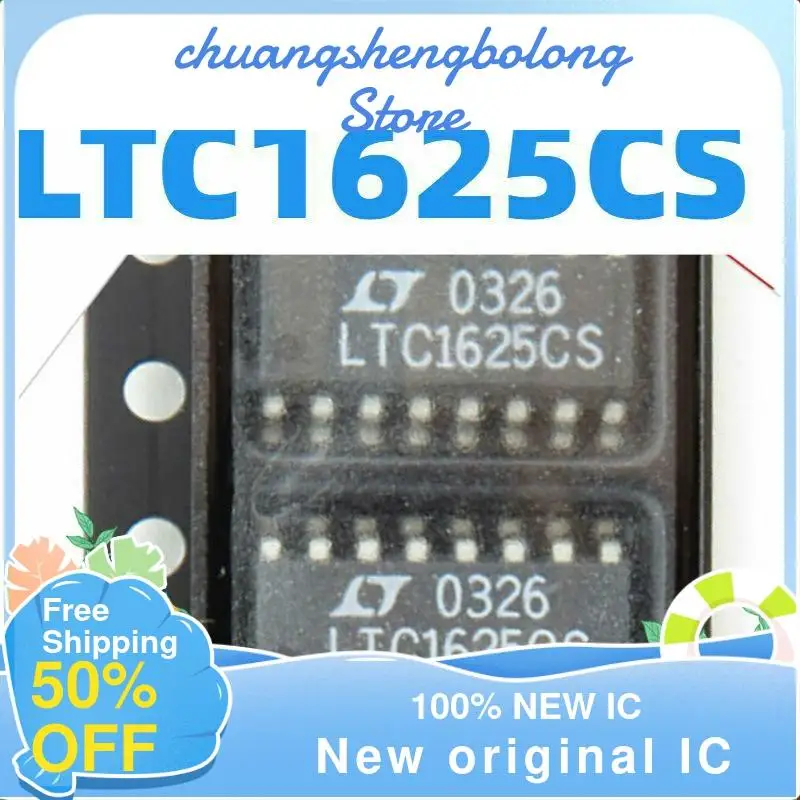 2PCS  LTC1625 LTC1625CS LTC1625IS    New original IC Current Mode Controller Chip Switch Regulator IC