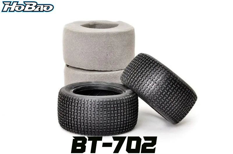 OFNA/HOBAO RACING [BT-702] 1/10 2WD BUGGY H2 REAR TIRE , 2PCS FOR 1/10 HYPER H2/H2 PRO/AE/TLR 22/XRAY BUGGY