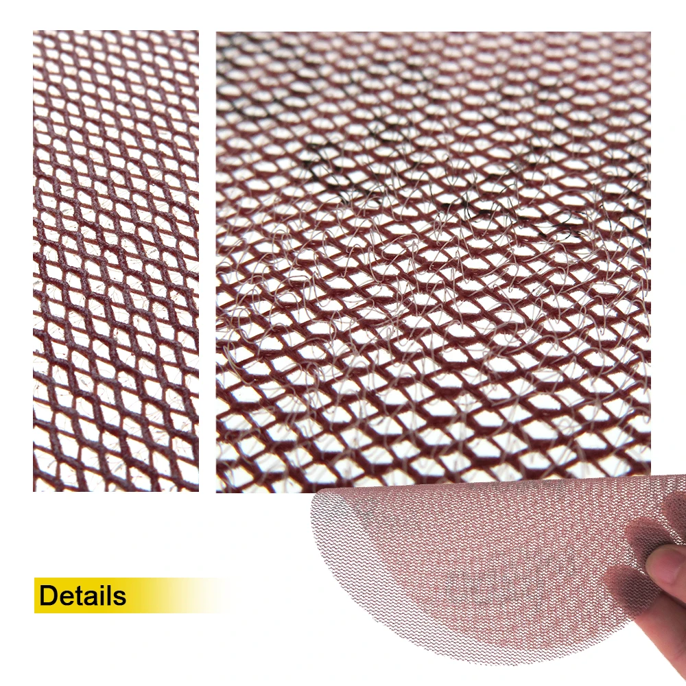 20/35 PCS 6 Inch Mesh Sanding Discs 150mm Hook & Loop 80-600 Grit Dust Free Net Sander Anti-Blocking Sandpaper For Wood Car