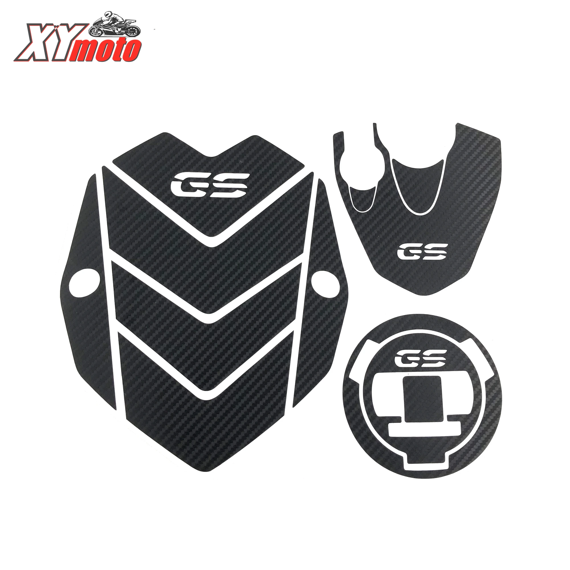 For BMW F800GS F650GS Ignition KEY Surround 3D carbon fibre Sticker pad Fuel tank cover Look Sticker Tank Pad Decal