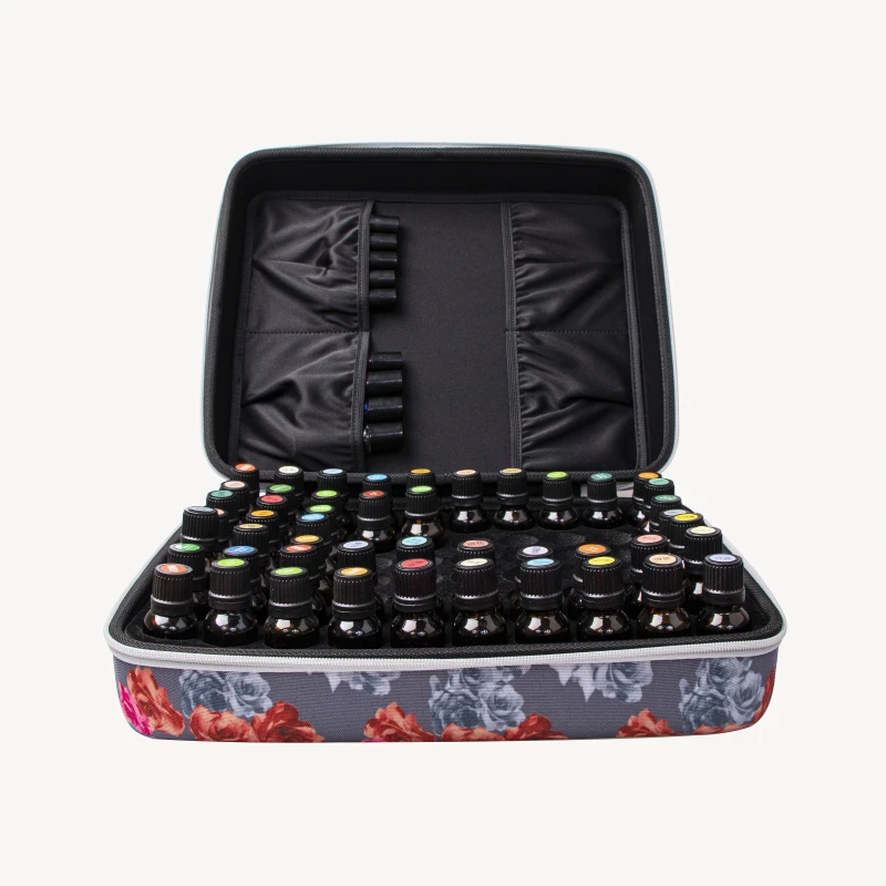 Hold 70 Bottles Traveling Hard EVA Essential Oil Box Pouch Portable Carrying Cases Nail Polish Suitcase Storage Bag Manufacturer