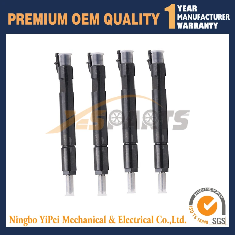 4pcs Diesel Fuel Injector for Bobcat 863 873 T200 Skid Loader Deutz 1011 Engine