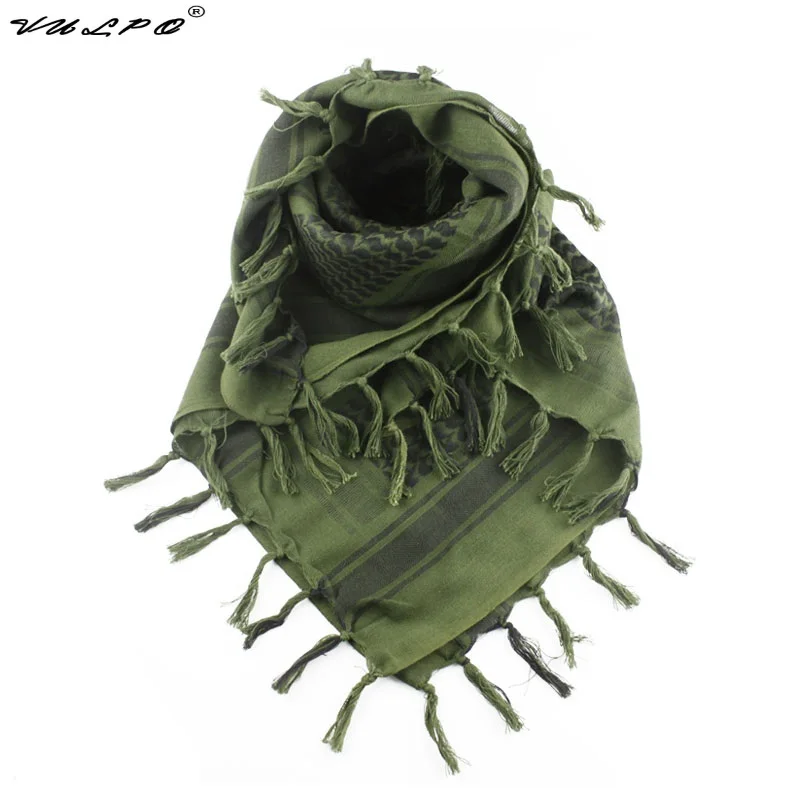 VULPO Outdoor Tactical Airsoft Multifunction Scarf Shawl  Arabic Keffiyeh Scarves For Hunting Hiking