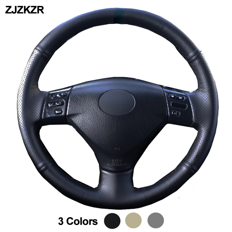 Car Auto Steering-Wheel Cover For Lexus RX330 RX400h RX400 2004 - 2007 Toyota Corolla Verso 2006 Camry 2004 - 2006 Volant 2005