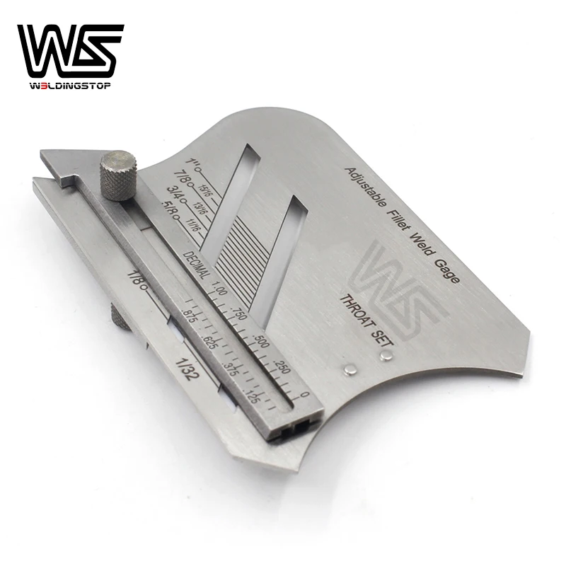 Adjustable weld Fillet Gauge MG-3 standard MIG/TIG/STICK welding inspeciotion ruler measuring tools