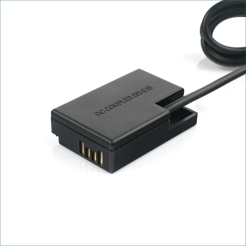 Lanfulang-Adaptador de corriente alterna, ACK-E18 acoplador de CC, para Canon EOS R10 Rebel SL2 SL3 T6i T6s T7i T8i Kiss X8i X9 X9i X10 200D II, DR-E18