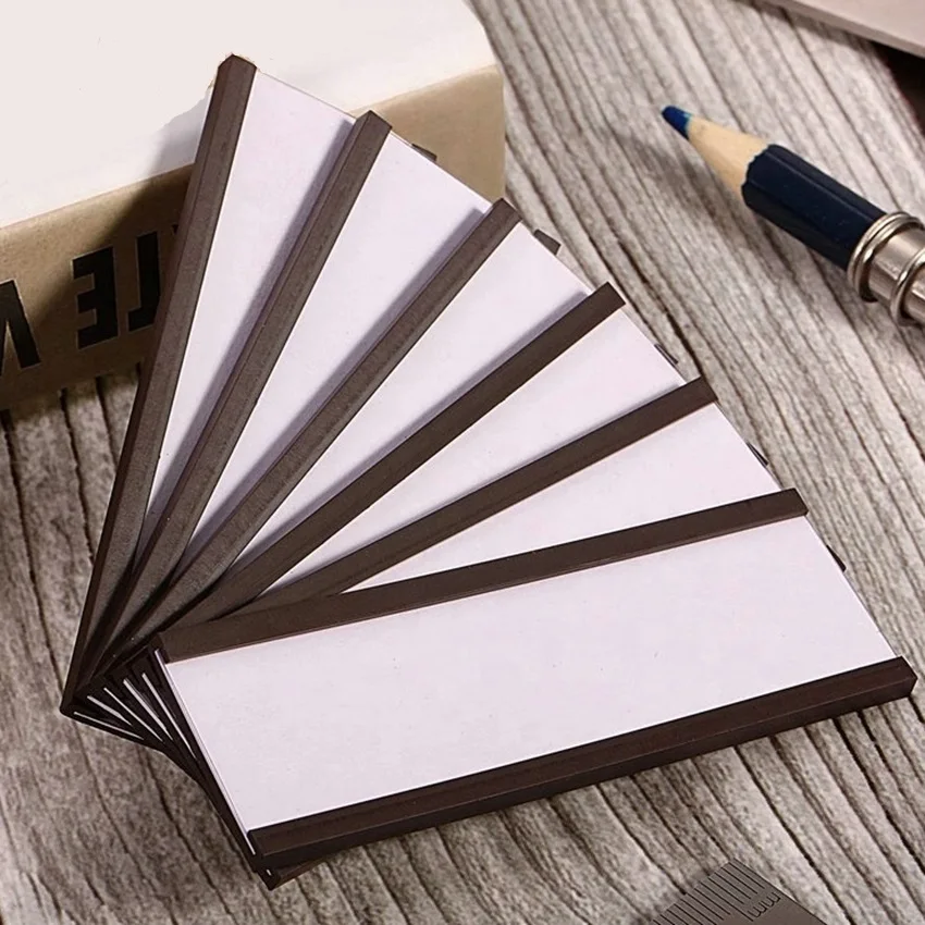 Imagem -02 - Titular da Etiqueta Magnética com Pvc e Papel Etiqueta Magnética Macia Ímãs Flexíveis para Prateleira Largura 25 mm Ímã de Borracha 50 Pcs