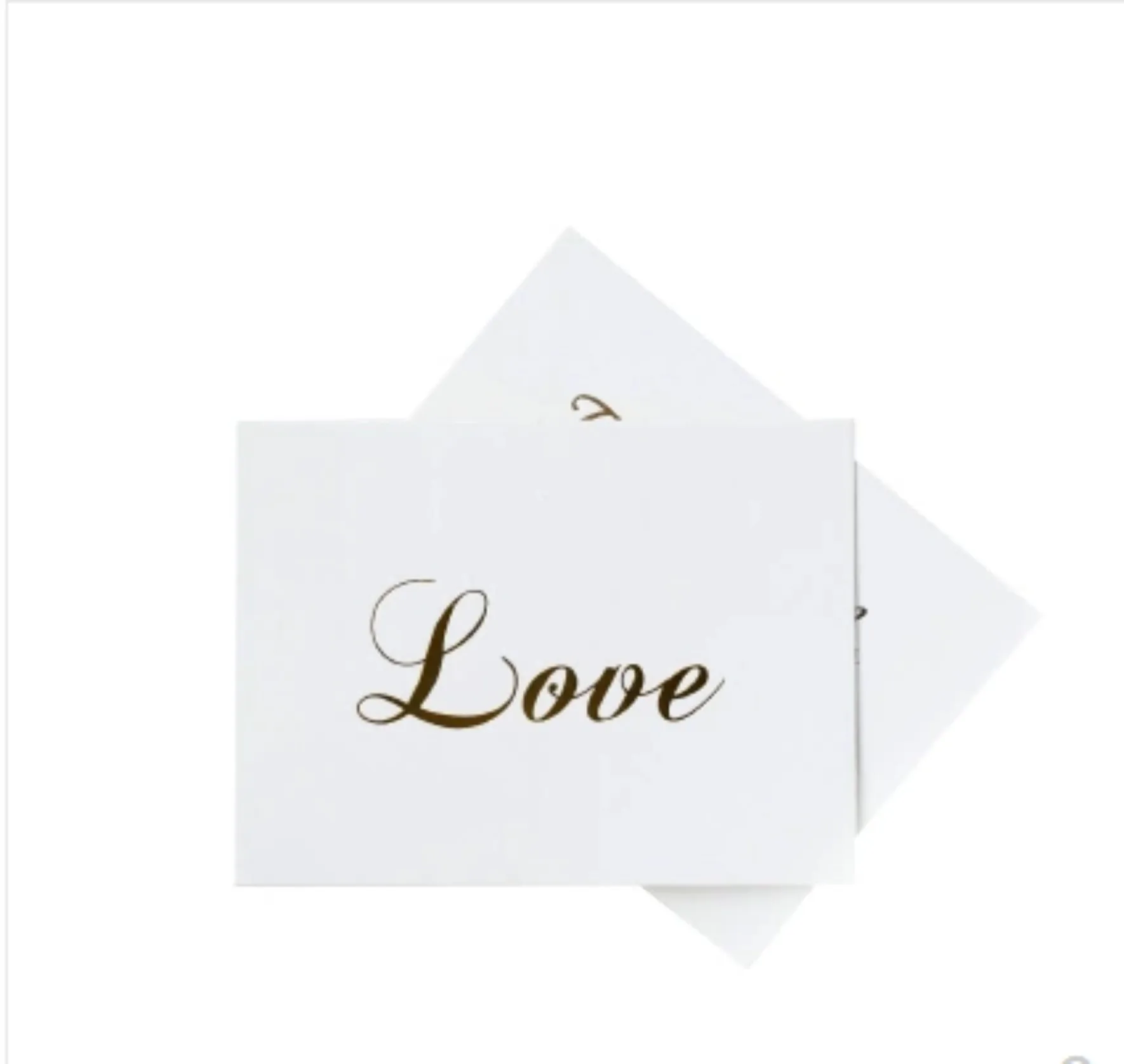 50pcs/lot White Paper Card \