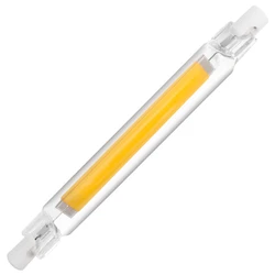 R7S LED 118mm 78mm możliwość przyciemniania lampa COB szkło od żarówki Tube 30W 20W 10W światło wymień lampa halogenowa AC 220V 240V R7S Spotlight