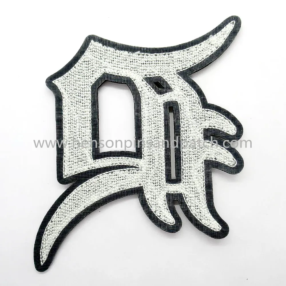 Customized Letter Chenille Embroidery Patches And Towel Embroidery Badges