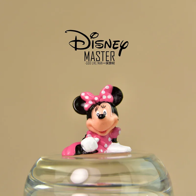 

24PCS 3cm High quality small size Disney Mickey Mouse Minnie cute cartoon Mini Doll model ornaments