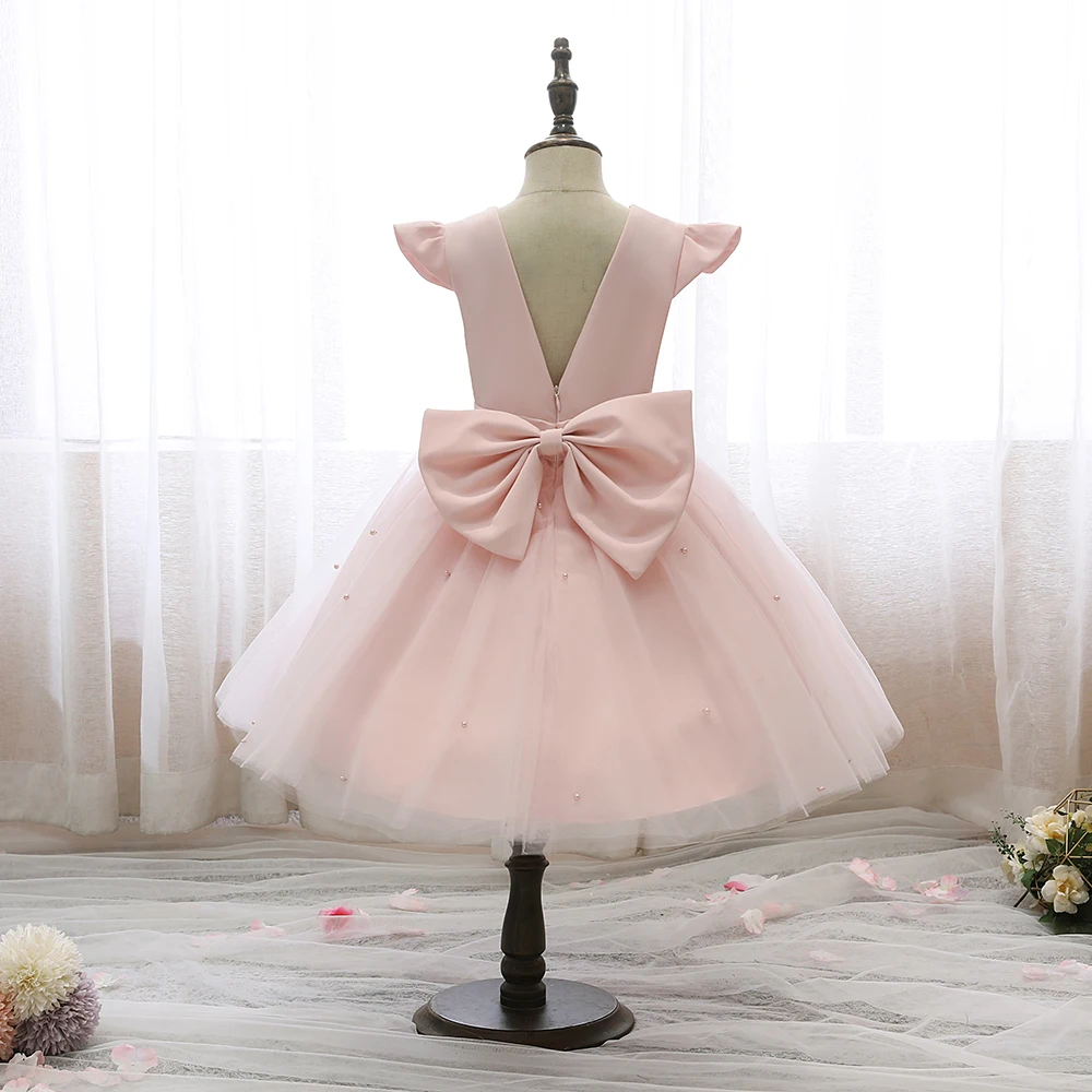 Flower Girl Dress For Kids Birthday Evening Party Tutu Wedding Pageant Ceremony Banquet Prom Event Ball Festivity Celebrations