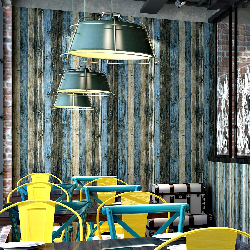 beibehang Wood wallpapers for living room decoration clothing shop restaurant tea house engineering 3D wallpaper for wall paper