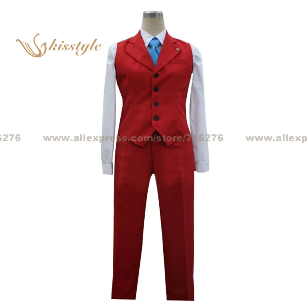 

Kisstyle Fashion Ace Attorney Apollo Justice Uniform COS Clothing Cosplay Costume,Customized Accepted