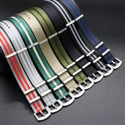 Nylon Long Strap 20mm 22mm High Quality Seatbelt Watch Band Waterproof Sport Watch Belt For Tudor Watch Strap