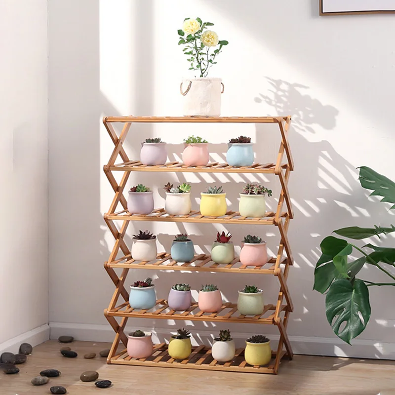 

Free Installation Folding Multi-layer Shoe Rack Simple Household Economic Racks Dormitory Door Storage Rack Bamboo Shoe Cabinet