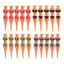 3/5 sztuk/partia plastikowe koszulki golfowe seksowne Bikini Lady Model Golf Holder praktyka szkolenia Golf Tees