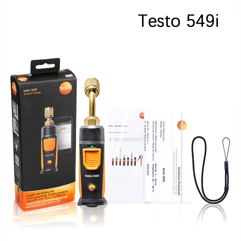 

Testo549i Air Conditioning Refrigeration Pressure Measuring Instrument Cold Air Cooling Radiator Refrigerator Refrigeration Tool