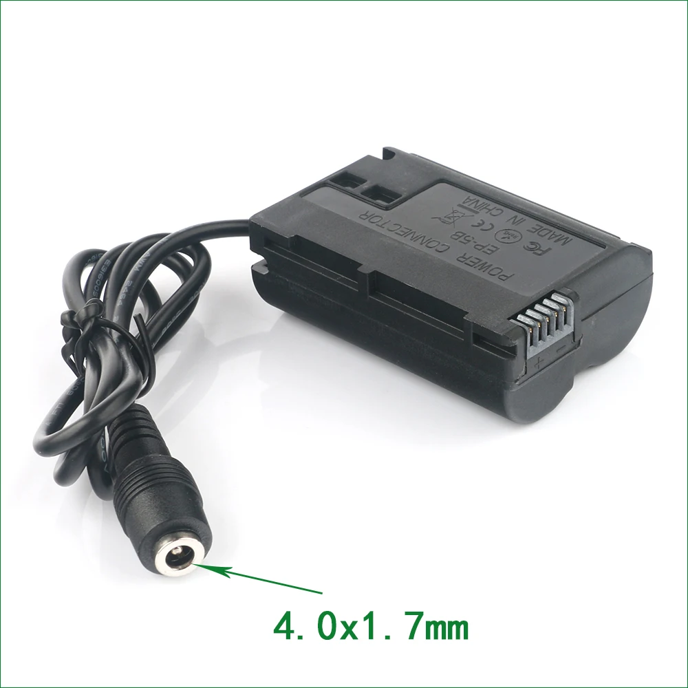 EP-5B DC Coupler Power Connector EN-EL15 Dummy Battery for Nikon D500 D600 D610 D750 D780 D800D800E D810 D810A D850