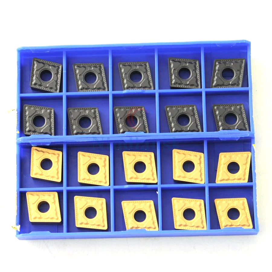 10PCS CNMG120404/120408/120412-PM YBC251 CNMG120404/120408/120412-PM YBC252 Carbide CNC insert,suitable for cutting series lathe