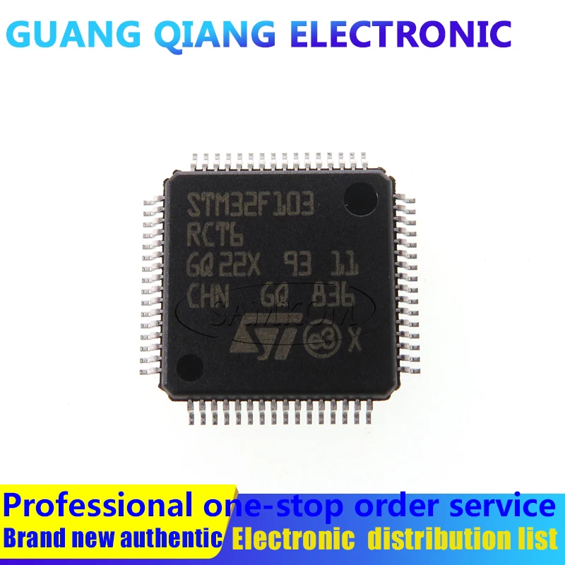 

1PCS STM32F103RCT6 IC MCU 32BIT 256KB FLASH 64LQFP